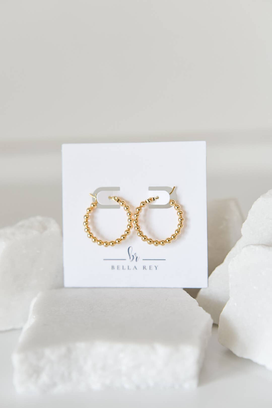 Vivi 18k gold plated hoops -earrings- hypoallergenic
