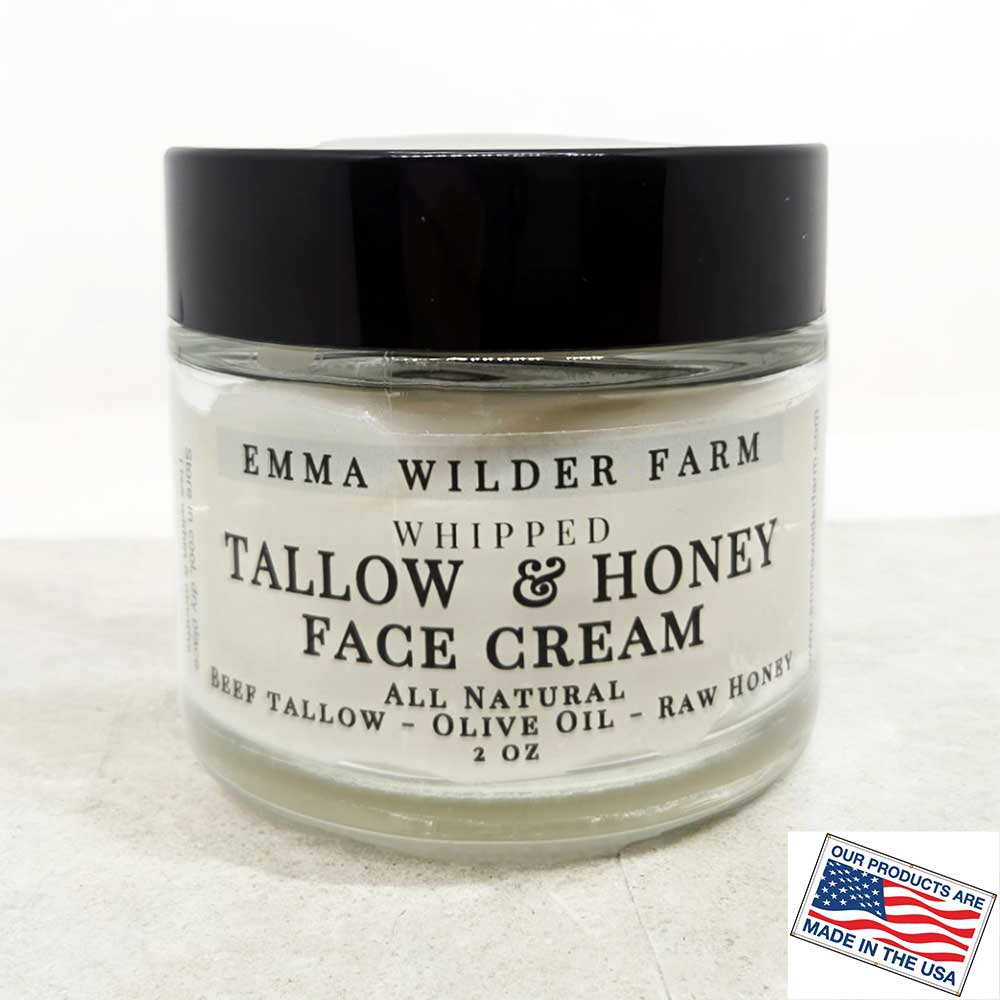 Whipped Tallow and Honey Face Cream