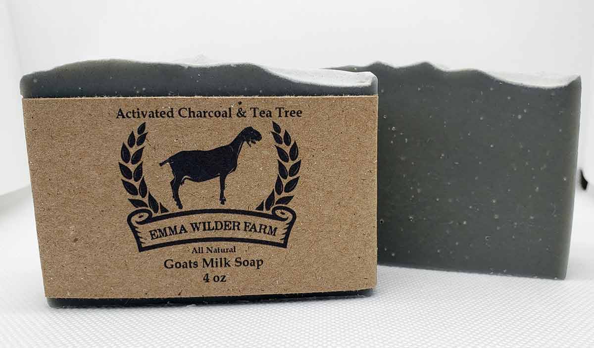 Charcoal & Tea Tree Goat Milk Soap Bar