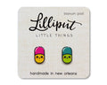 Happy Pill Earrings // Quirky Earrings