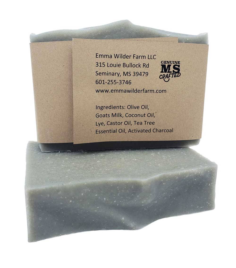 Charcoal & Tea Tree Goat Milk Soap Bar