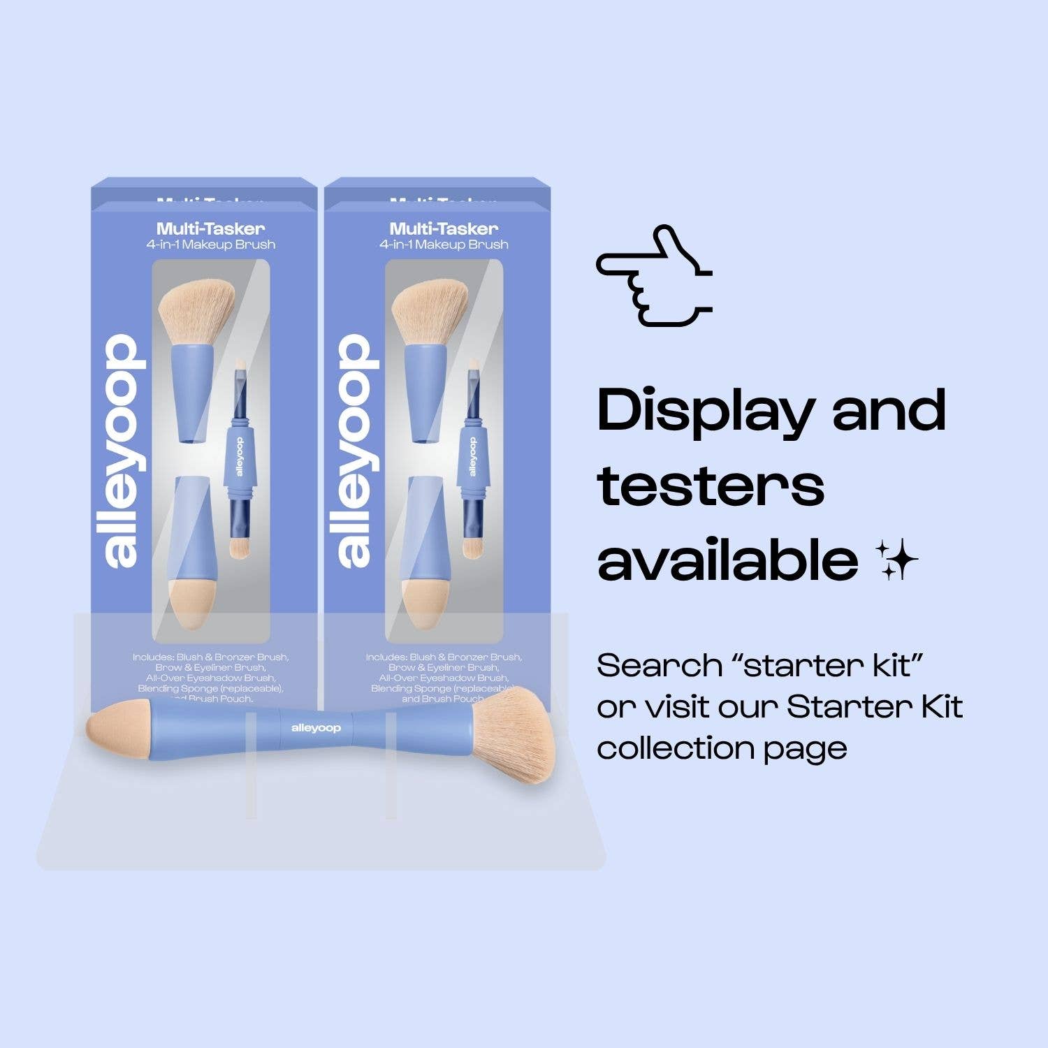 Multi-Tasker - 4-in-1 Makeup Brushes | Beauty Tools | Brush