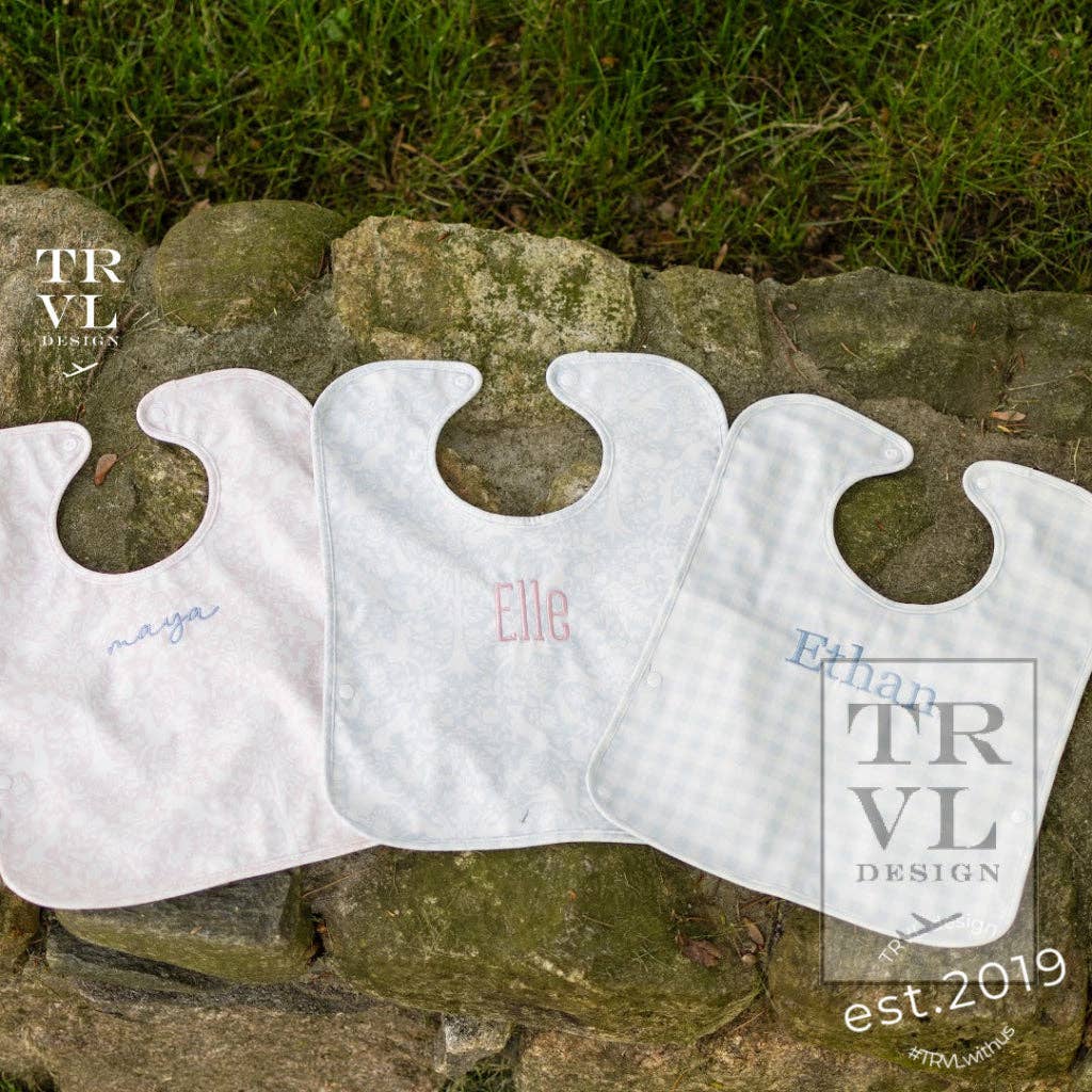 Best Bib - Pimlico Check Blue *2 Pc Pre-Pack*