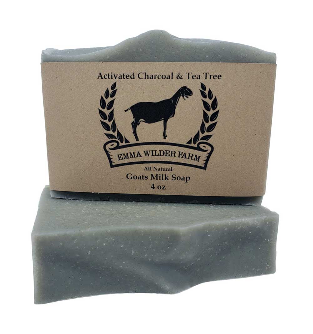 Charcoal & Tea Tree Goat Milk Soap Bar
