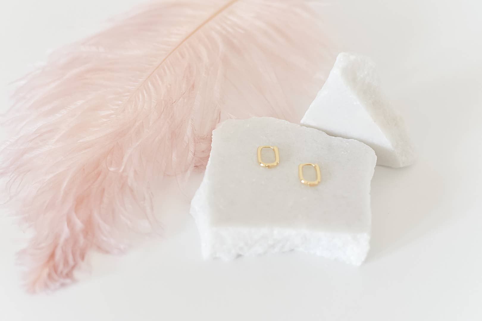 The Brileigh hoops 18k gold plated earrings-huggies