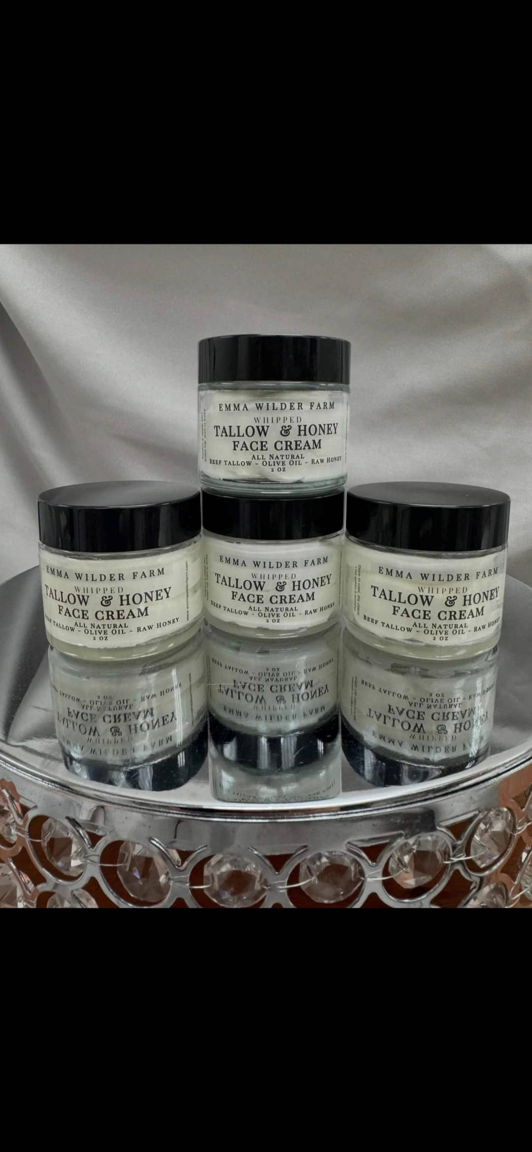 Whipped Tallow and Honey Face Cream