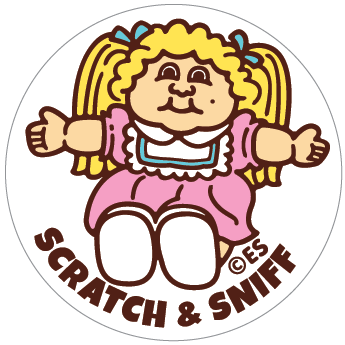 Baby Powder Doll EverythingSmells Scratch & Sniff Stickers