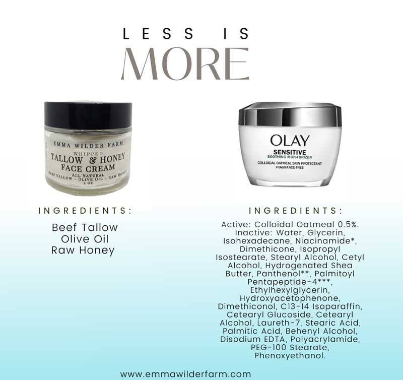 Whipped Tallow and Honey Face Cream