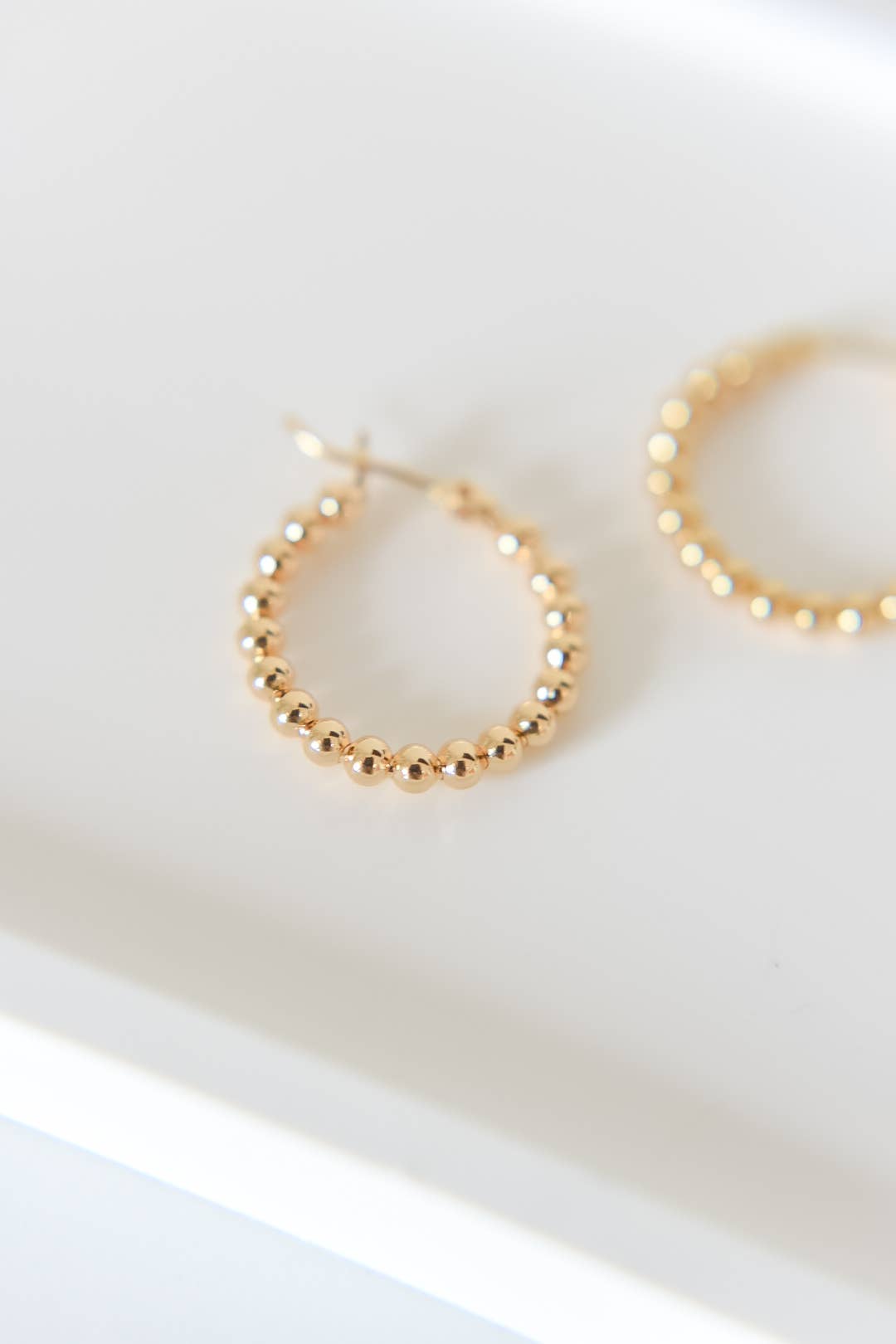 Vivi 18k gold plated hoops -earrings- hypoallergenic