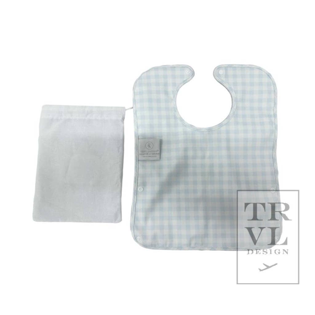 Best Bib - Pimlico Check Blue *2 Pc Pre-Pack*