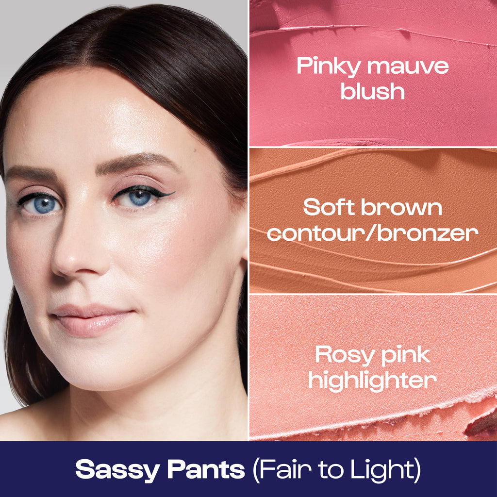 Sassy Pants Stack the Odds Blush/ Bronzer/ Highlighter: Sassy Pants